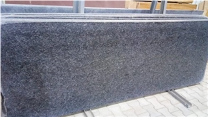 Steel Gray Granite Slabs, India Grey Granite