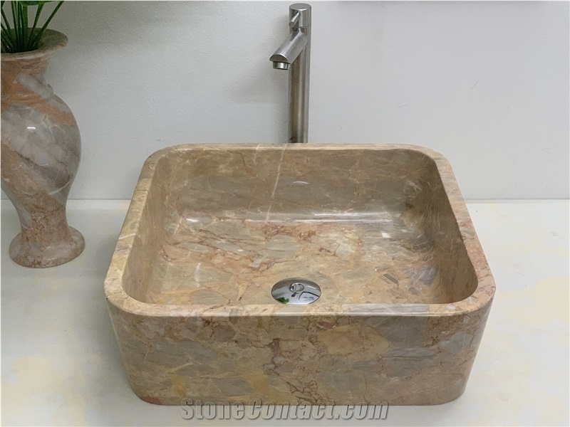 Natural Stone Rectangle Round Square Basin Sink 
