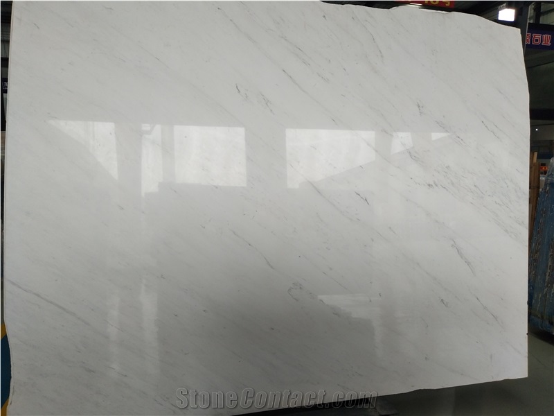18Mm Polished White Polaris Marble Slabs 