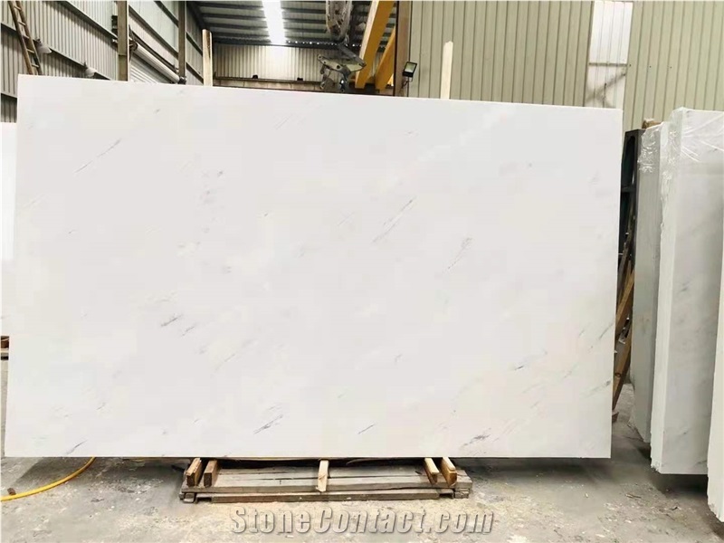 Burma White Marble Tiles Xinyashi White Marble