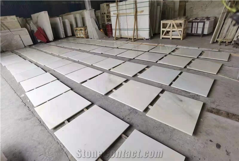 Chinese Good White Marble Ocean Galaxy Marble