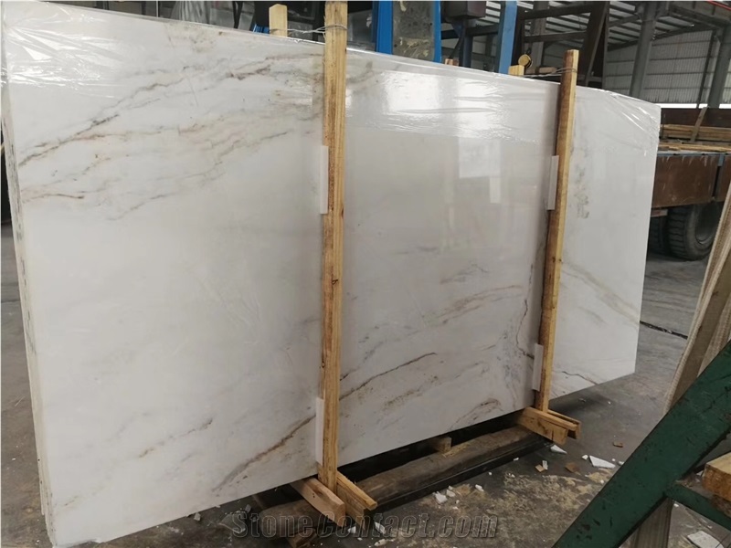 Competitive Jazz White Marble Slab Price 