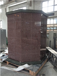 G664 Tan Brown Granite Stone Niche Columbarium For Sale