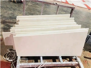 Magnolia Marble Pearl White Marble Step Stair