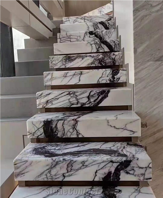 Milas New York Marble Sprial Staircase Steps