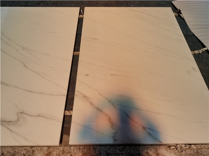 Mystery White Marble Tile Slabs 