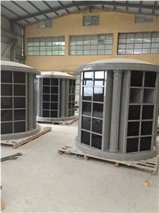 Natural Granite Memorial Cemetery Columbarium Niche