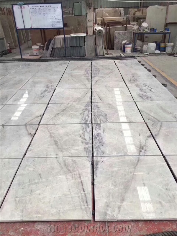 White Well Marble Floor Tiles 24"X24"