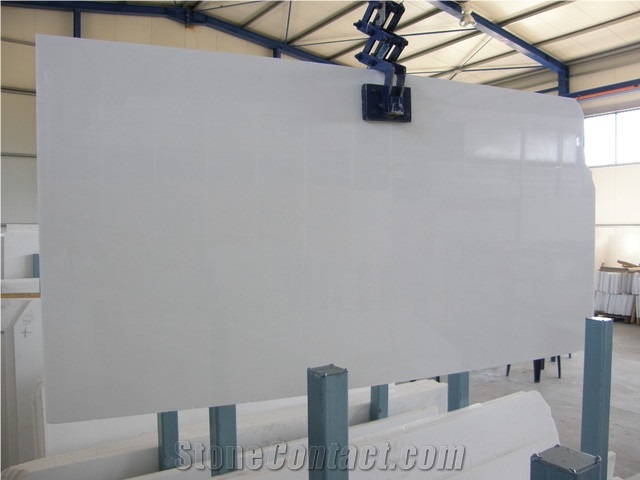 Yanqing Crystal White Marble Tiles Slab Price