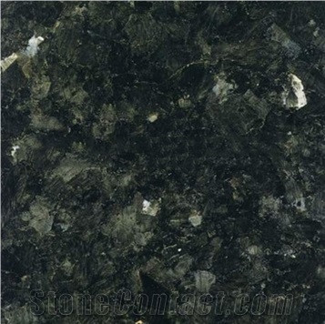 Black Emerald Pearl Granite Tile Slab For Countertop 