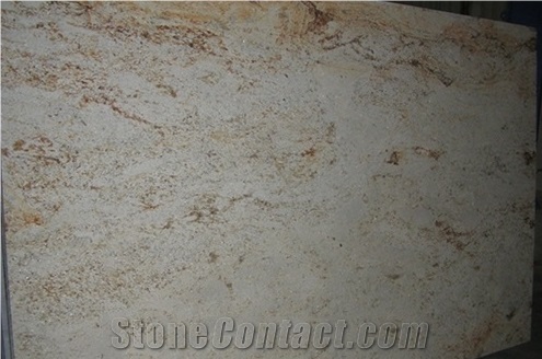 Colonial Cream Granite Slabs, India Yellow Granite