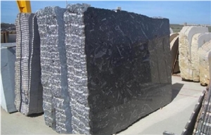 Fossil Black Marble Slab & Tile