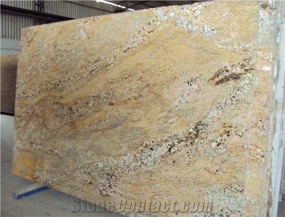 Imperial Gold Granite Tiles Beige India Granite Slabs