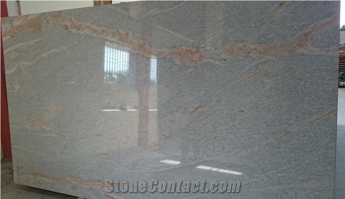 Kashmir White Kitchen Countertop Granite Slabs