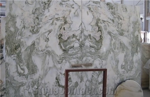 Natural Landscape Marble Slabs,Chinese White Marble