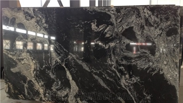 Royal Balet Granite Slabs China Black With White Vein