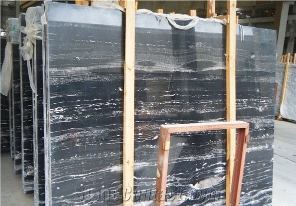 Silver Black Dragon Marble Slabs And Tiles