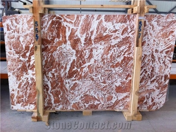 Tiger Red Marble Slabs & Tiles, Turkey Red Marble