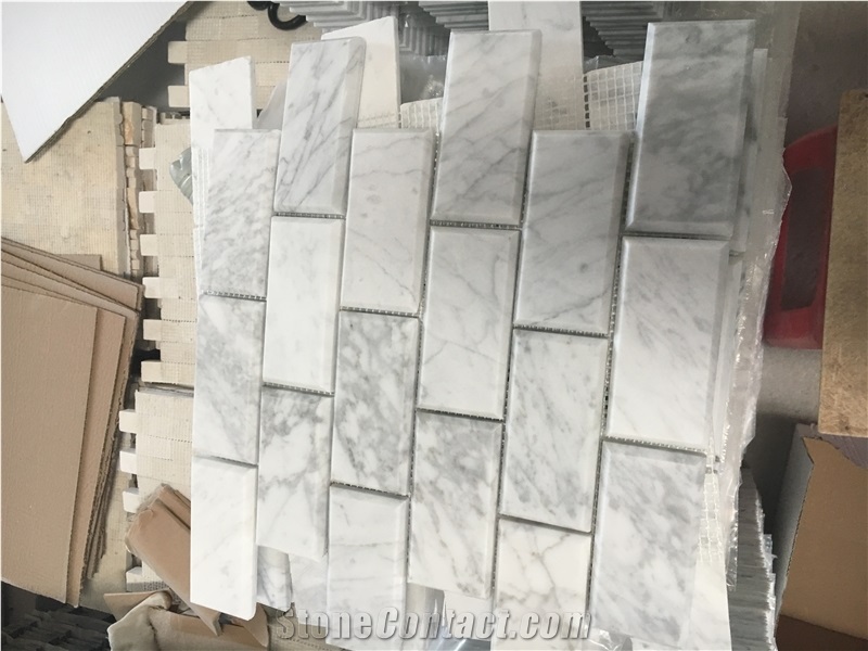 Carrara Hexagon Wall Backsplash Mosaic Design Bathroom Tile 