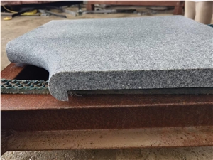 flamed granite swimming pool deck paver stone coping tread