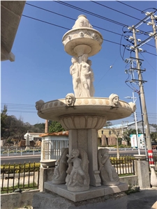 granite landscaping park fountain yellow stone water feature