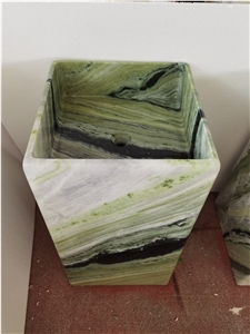 green marble bathroom wash basin sink dreaming pedestal sink