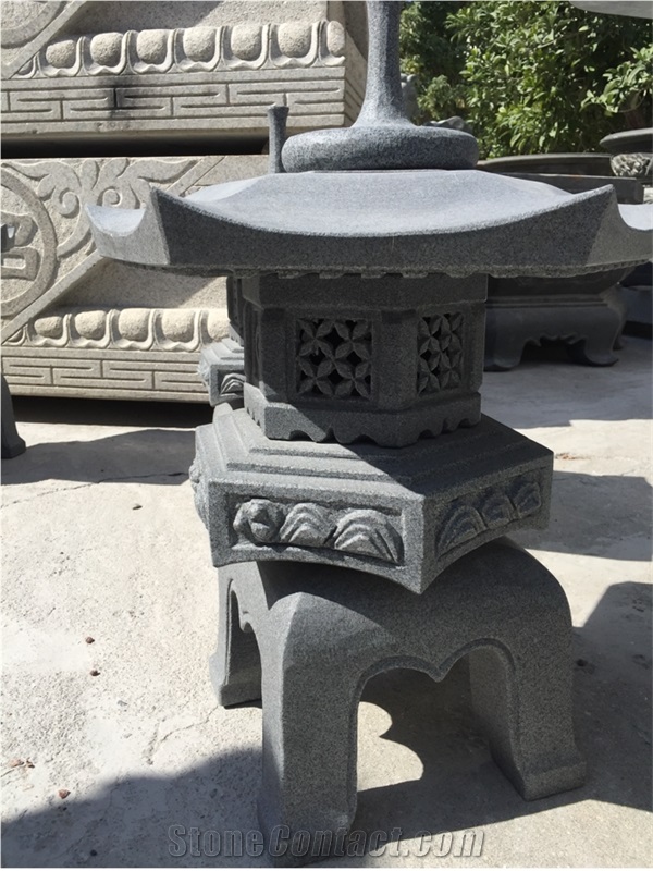 japanse style granite landscaping lantern G654 oribe garden 