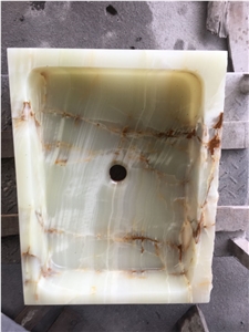 light green wash vessel basin onyx rectangle farm sink basin