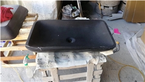 marble bathroom wash basin black marquina vessel farm sink