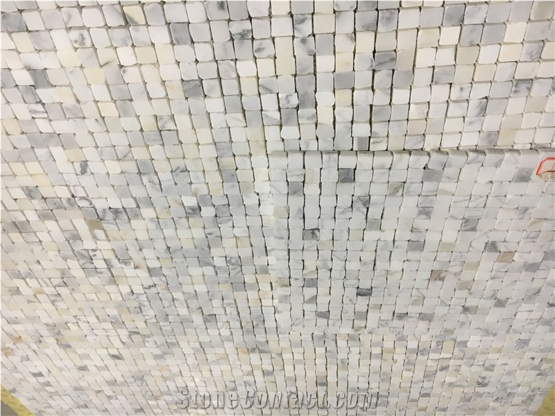 Marble Floor Design Mosaic Tile Calacatta Gold Kitchen Floor