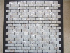 Mother Of Pearl Shell Backsplash Subway Mosaic Design Tile
