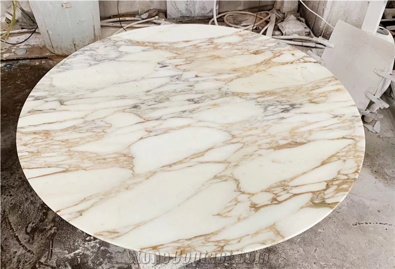 Restuarant waterjet cut table top white onyx cafe work top