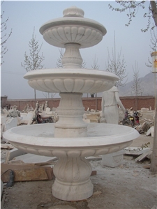 white marble landscaping fountain outdoor water featured
