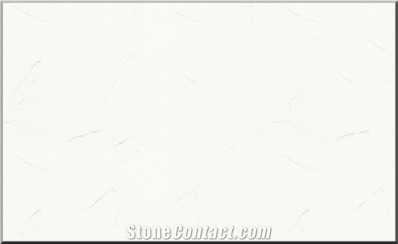 Carrara Classic Quartz Stone Slabs, Quartz Slabs