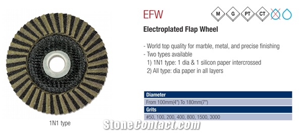 EFW Electroplated Flap Wheel Polishing Tool