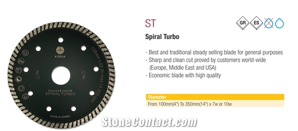 ST_Spiral Turbo Diamond Saw Blade