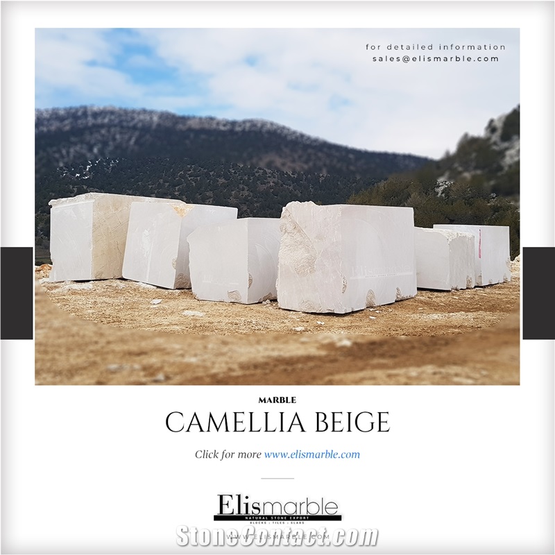 Camelia Beige Marble Blocks