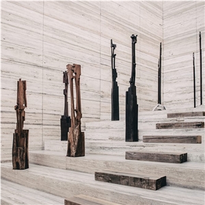 Travertine Wall Application Project