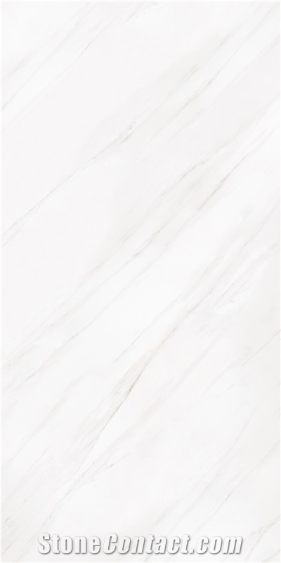 Ariston White Marble Look Sintered Slab 5-JH241201