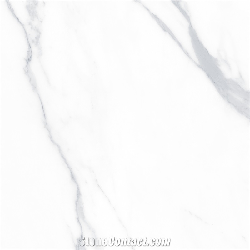 Glossy Carrara White Marble Sintered Slab 1S06QD120278-1508G