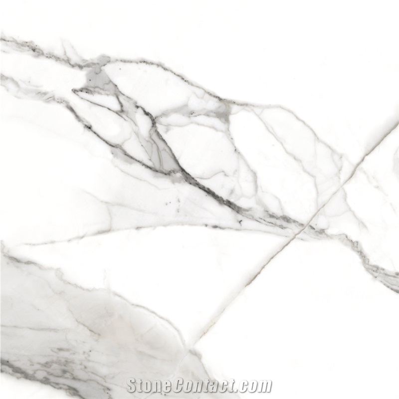 Karakata White Polished Sintered Stone 5-JH241211
