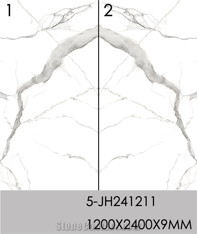 Karakata White Polished Sintered Stone 5-JH241211 from China