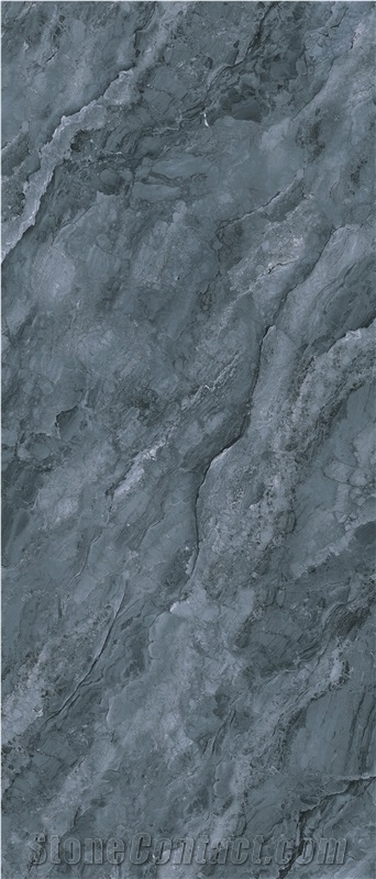 Mysterious Grey Marble Look Sintered Slab 2S06QD120278-1503G