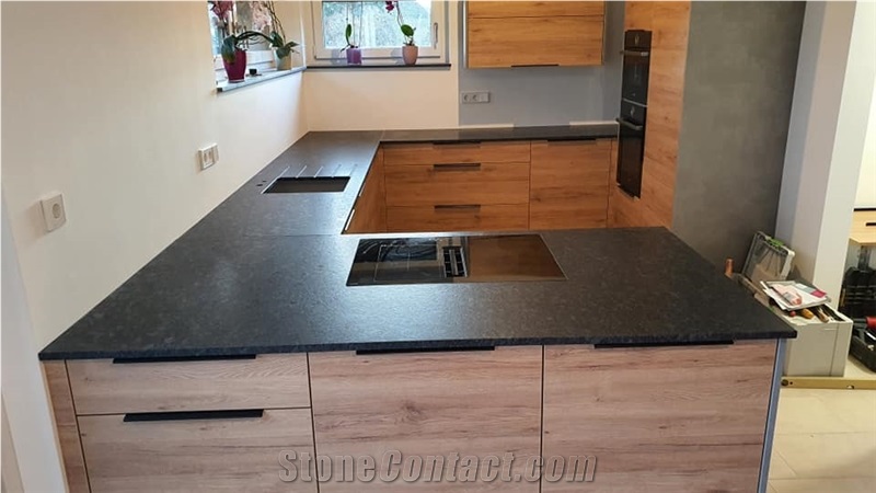 Steel Grey Granite Satinato Kitchen Countertop