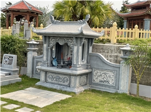 Ninh Binh beautiful stone Asian mausoleum