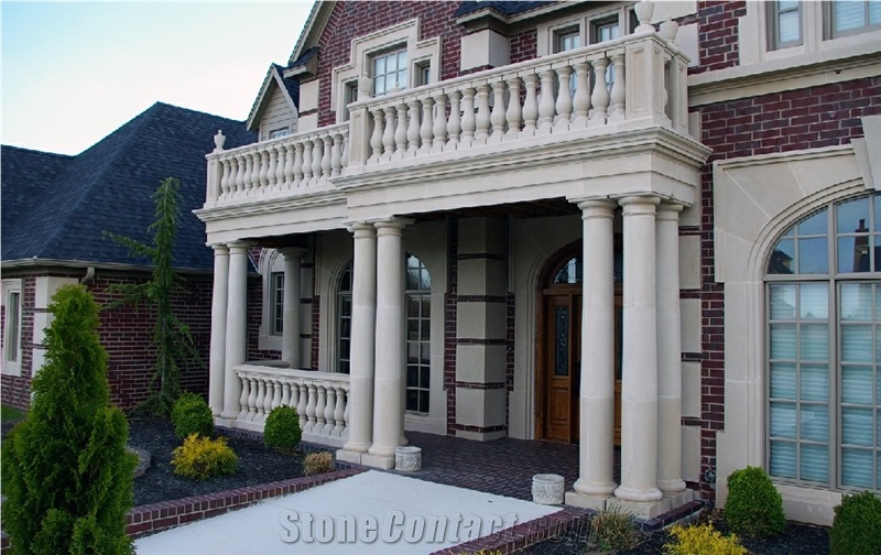 Cast Stone Tapered Tuscan Columns