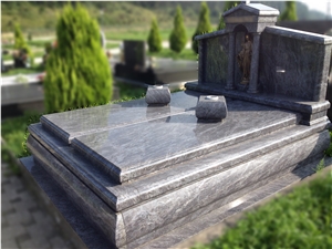 Bengal Blue Granite Double Monument