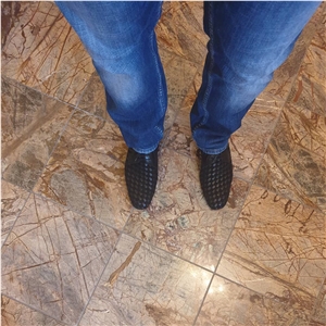 Rainforest Brown marble Flooring