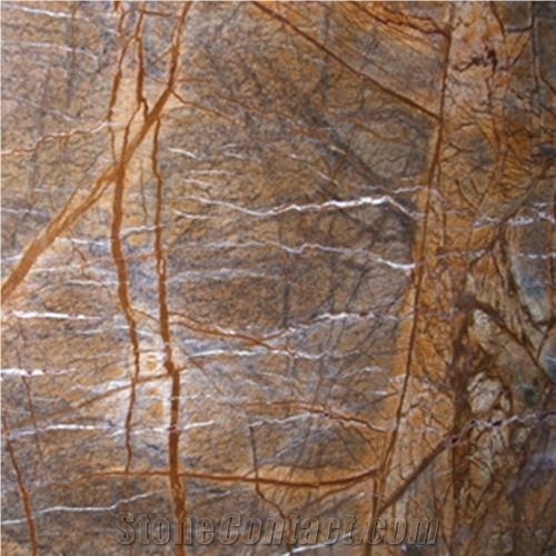 Rainforest Brown Marble Tiles & Slabs