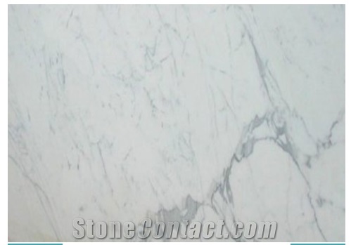 White Statuario Carrara Marble Slabs